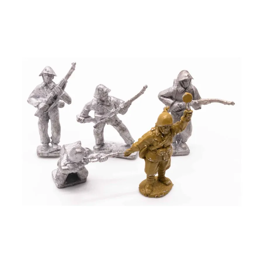 Советская пехотная коллекция №1, Miscellaneous Historical Miniatures - Loose Miniatures (28mm) (Unidentifiable Manufacturer)
Советская пехотная коллекция №1, Miscellaneous Historical Miniatures - Loose Miniatures (28mm) (Unidentifiable Manufacturer)