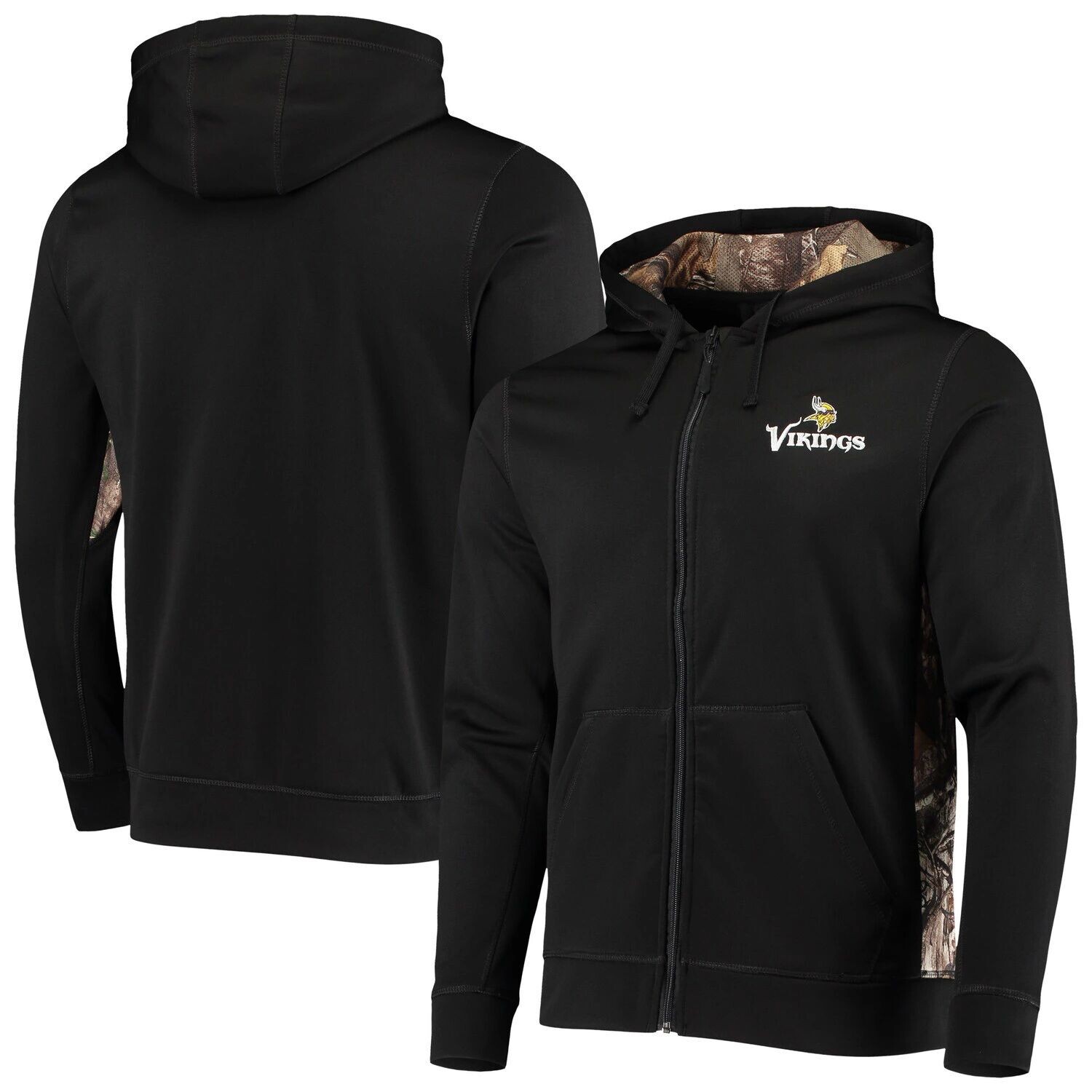 Мужская толстовка с капюшоном Dunbrooke Black/Realtree Camo Minnesota Vikings Decoy Tech Fleece с молнией во всю длину
Мужская толстовка с капюшоном Dunbrooke Black/Realtree Camo Minnesota Vikings Decoy Tech Fleece с молнией во всю длину