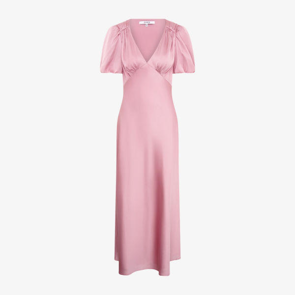 Платье миди Omnes Rosie из сатина с рукавами-фонариками, розовый
Платье миди Omnes Rosie из сатина с рукавами-фонариками, розовый