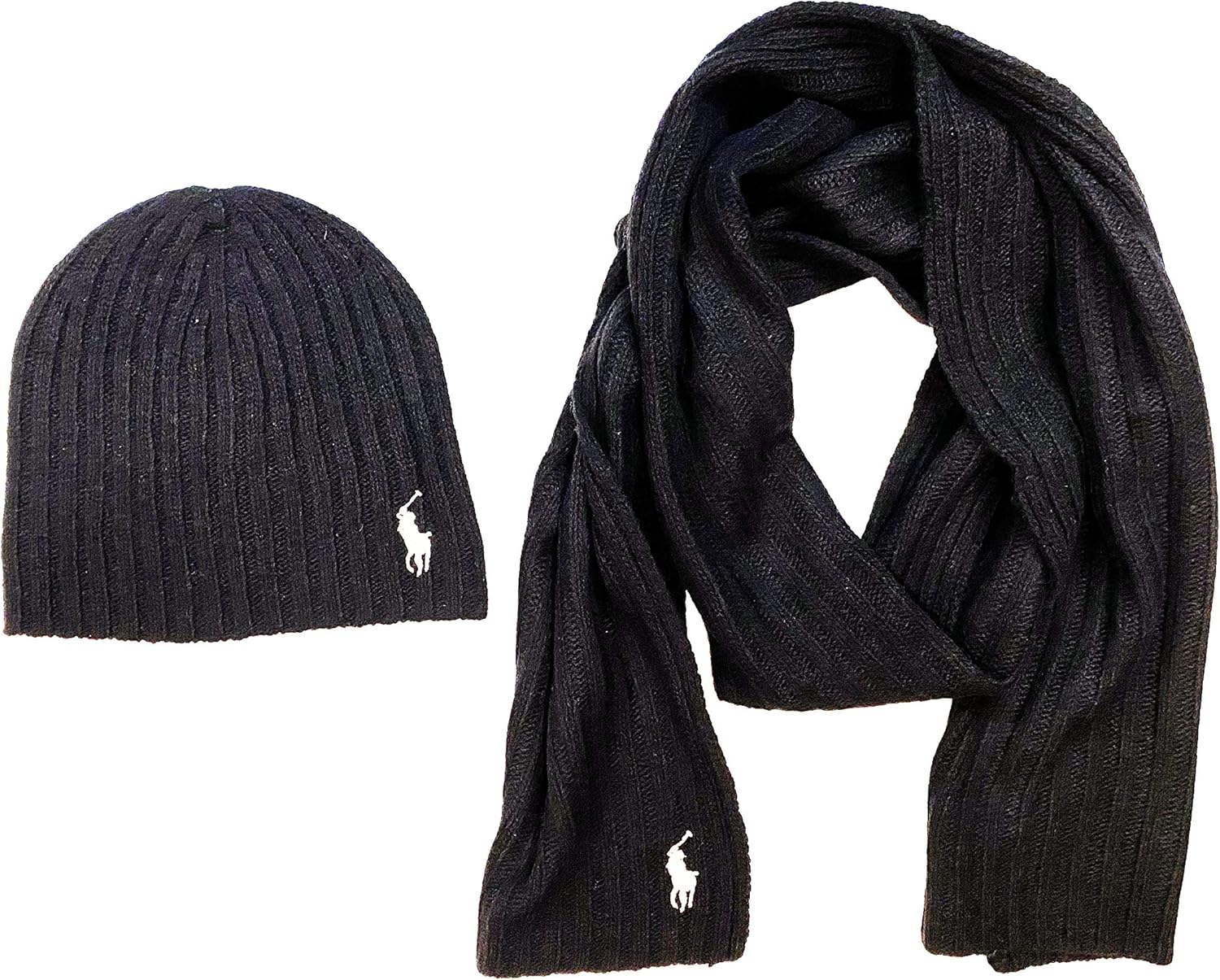 Polo Ralph Lauren мужской комплект из 2 предметов: шапка и шарф Black Lambswool Blend
Polo Ralph Lauren мужской комплект из 2 предметов: шапка и шарф Black Lambswool Blend