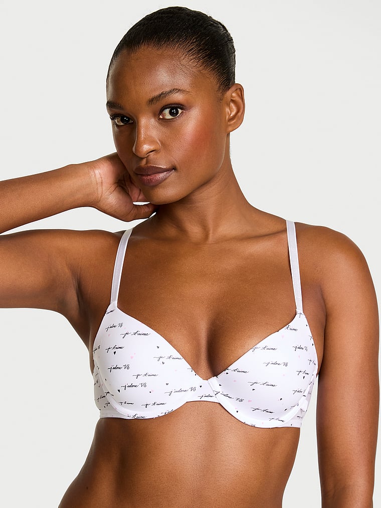 Соблазнительная футболка, гладкий бюстгальтер с легкой подкладкой Victoria'S Secret, smooth white script
Соблазнительная футболка, гладкий бюстгальтер с легкой подкладкой Victoria'S Secret, smooth white script