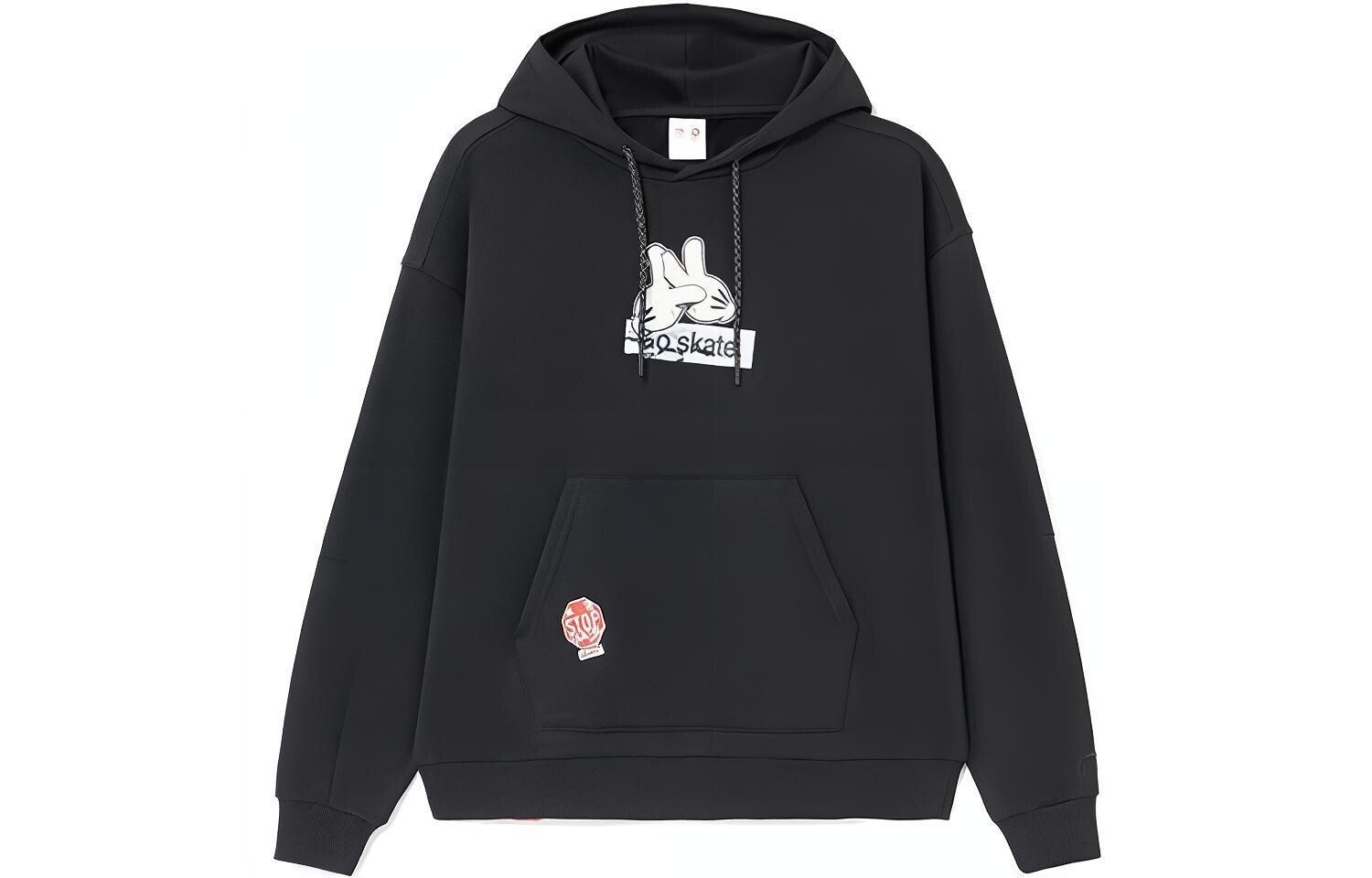 Толстовка для скейтборда унисекс черная Lining, черный
Толстовка для скейтборда унисекс черная Lining, черный