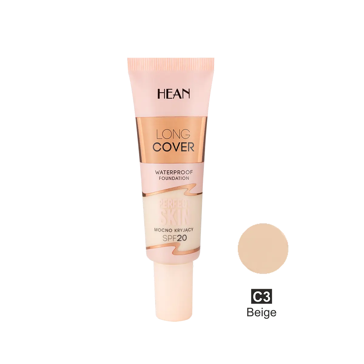 Тональный крем для лица с spf20 c3 бежевый Hean Long Cover, 25 мл
Тональный крем для лица с spf20 c3 бежевый Hean Long Cover, 25 мл