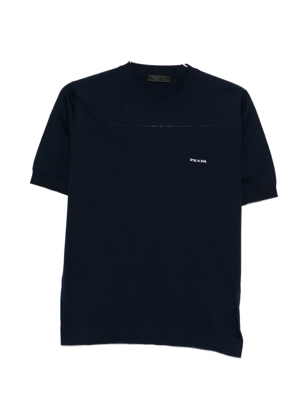 Хлопковая футболка с логотипом Prada, синий
Хлопковая футболка с логотипом Prada, синий
