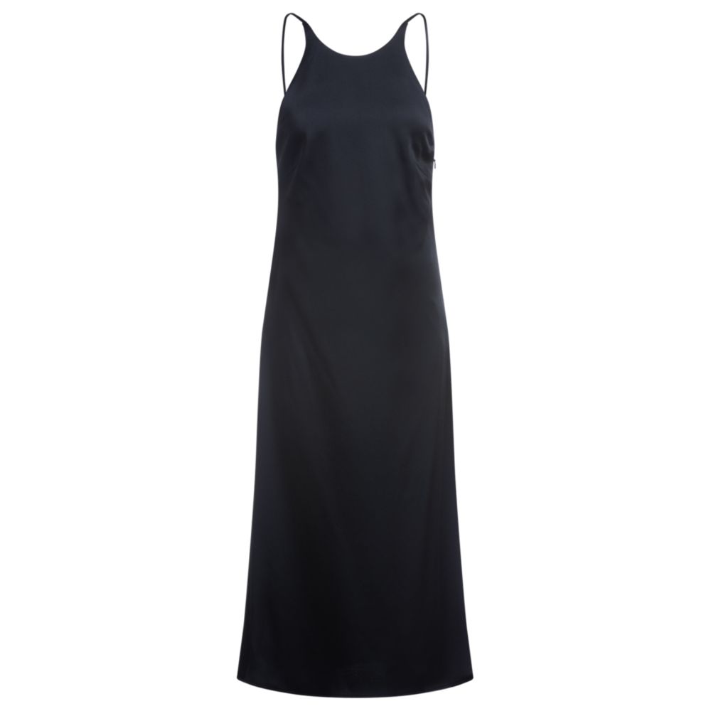 Платье из твила с высоким вырезом BOSS, темно-синий
Платье из твила с высоким вырезом BOSS, темно-синий