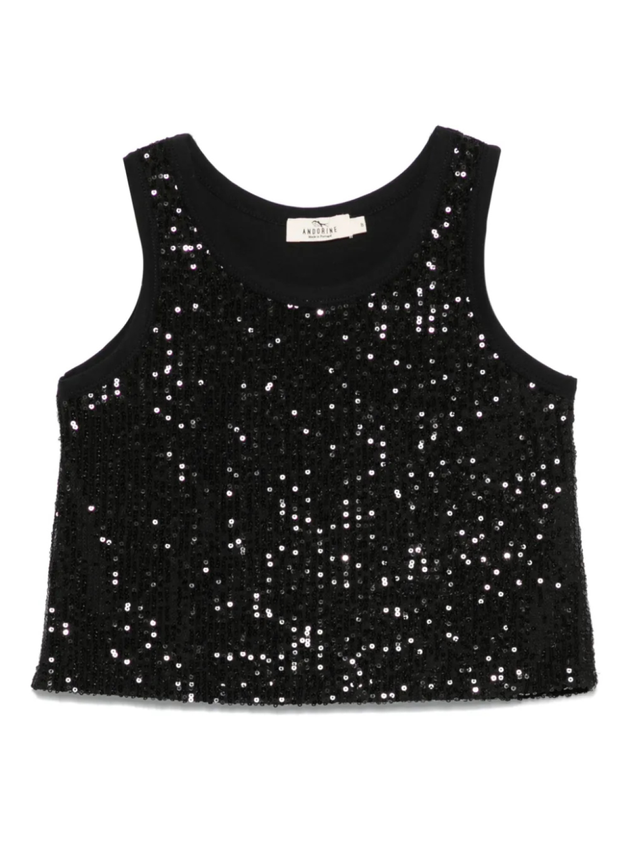 Топ с пайетками Andorine, черный
Топ с пайетками Andorine, черный