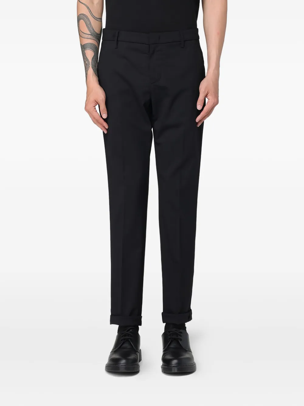 Брюки с манжетами DONDUP, черный
Брюки с манжетами DONDUP, черный