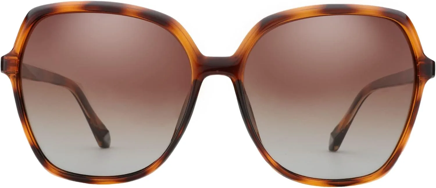 Женские поляризованные солнцезащитные очки ZENOTTIC в винтажном стиле, большие квадратные солнцезащитные очки, защита от УФ-излучения UV400, C05 Tortoise Shell
Женские поляризованные солнцезащитные очки ZENOTTIC в винтажном стиле, большие квадратные солнцезащитные очки, защита от УФ-излучения UV400, C05 Tortoise Shell