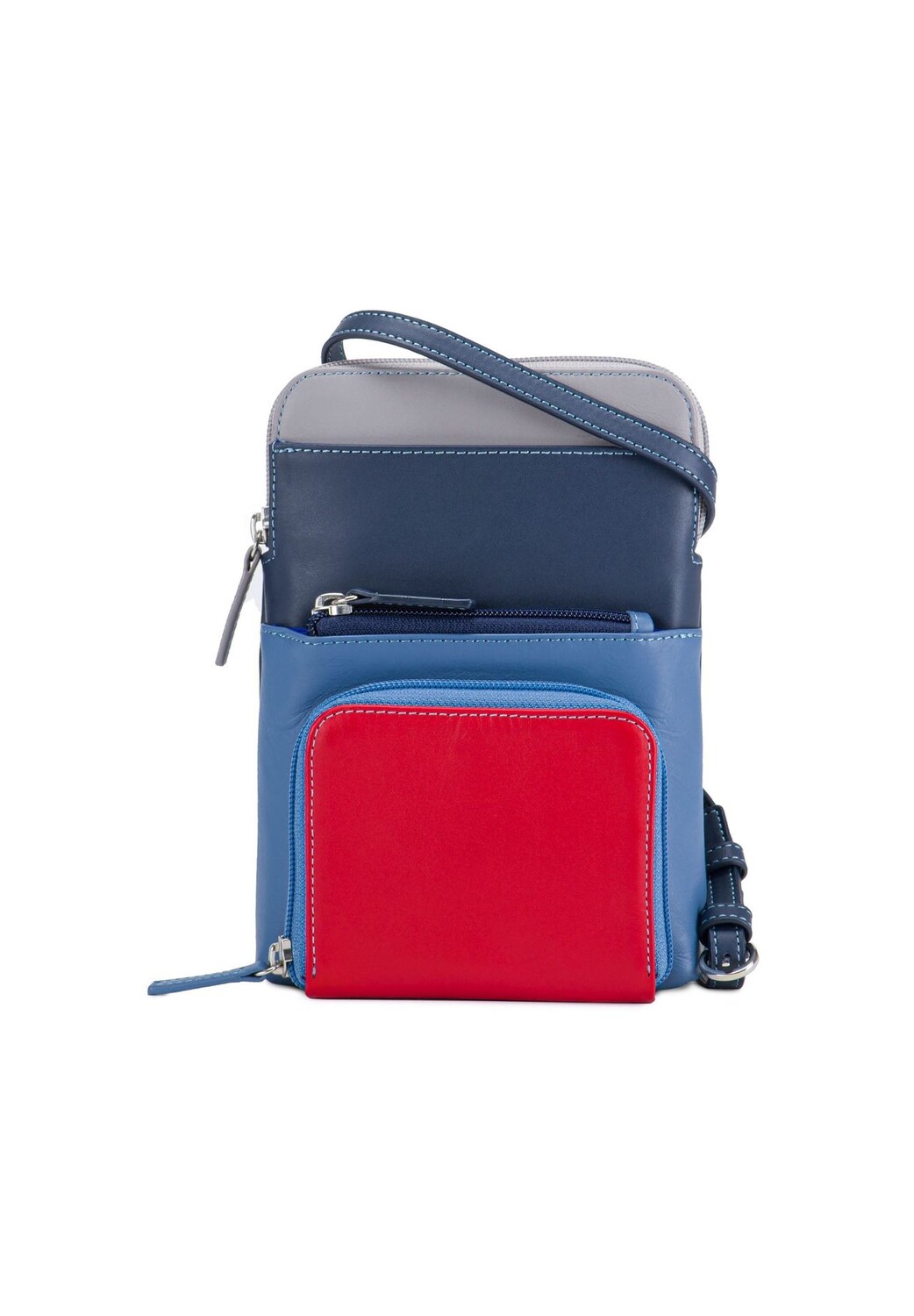 Дорожная сумка через плечо кожаная 14 см Mywalit, цвет Royal 
Дорожная сумка через плечо кожаная 14 см Mywalit, цвет Royal