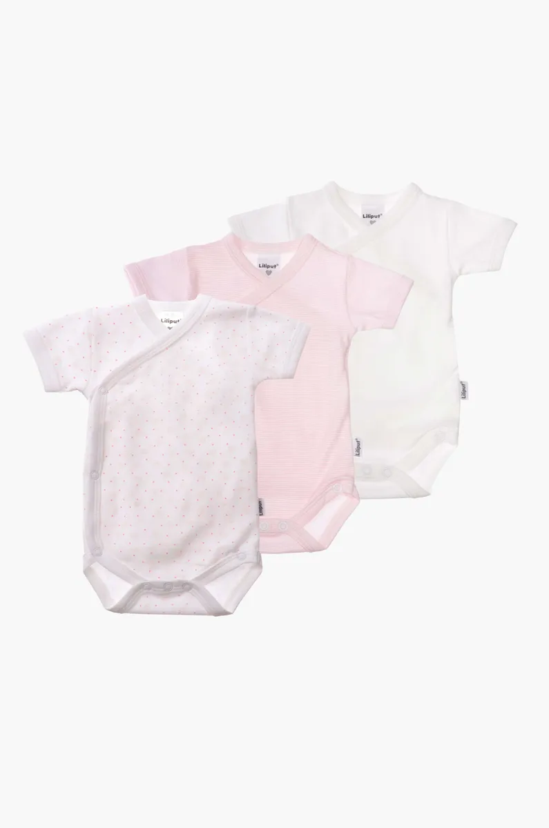 Liliput Body, в наборе из 3 шт., с практичными кнопками, розовый
Liliput Body, в наборе из 3 шт., с практичными кнопками, розовый