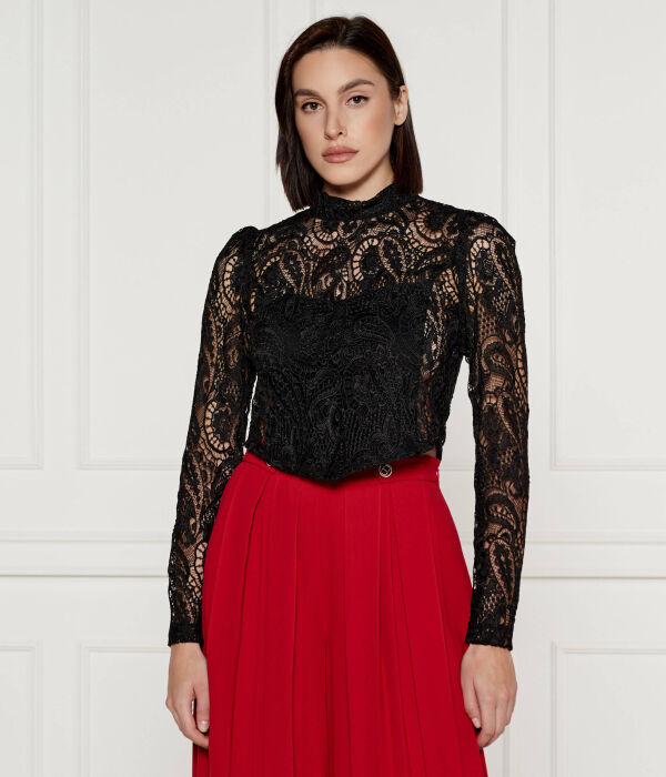 Блузка женская Twin-Set кружевная, черный
Блузка женская Twin-Set кружевная, черный