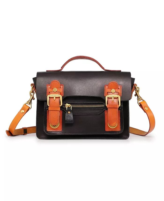 Женская сумка-саквояж Aster Mini из натуральной кожи OLD TREND, черный 
Женская сумка-саквояж Aster Mini из натуральной кожи OLD TREND, черный