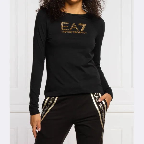 Блузка стандартного кроя Ea7, черный
Блузка стандартного кроя Ea7, черный