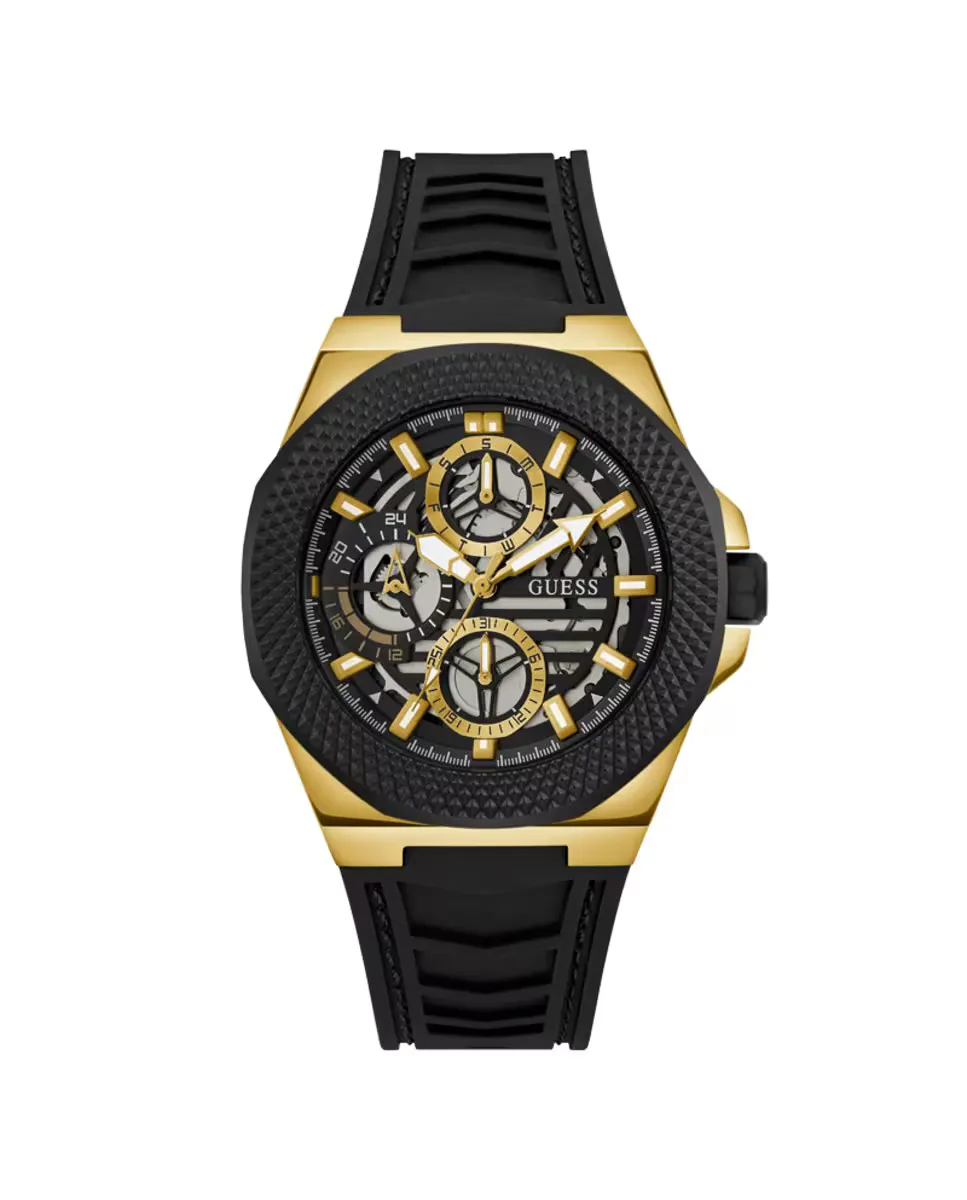 Мужские часы Front-runner GW0577G2 из силикона и черным ремешком Guess, черный
Мужские часы Front-runner GW0577G2 из силикона и черным ремешком Guess, черный