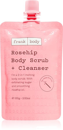 Очищающий скраб для тела 2 в 1 Frank Body Rosehip, 100 g
Очищающий скраб для тела 2 в 1 Frank Body Rosehip, 100 g