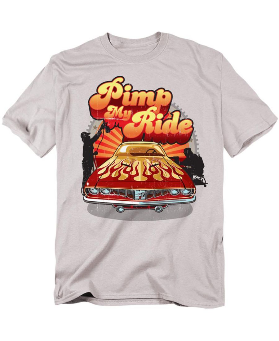 Мужская футболка с изображением классического автомобиля, пламени и логотипа Pimp My Ride, Silver, Серебристый, Мужская футболка с изображением классического автомобиля, пламени и логотипа Pimp My Ride, Silver
Мужская футболка с изображением классического автомобиля, пламени и логотипа Pimp My Ride, Silver, Серебристый, Мужская футболка с изображением классического автомобиля, пламени и логотипа Pimp My Ride, Silver