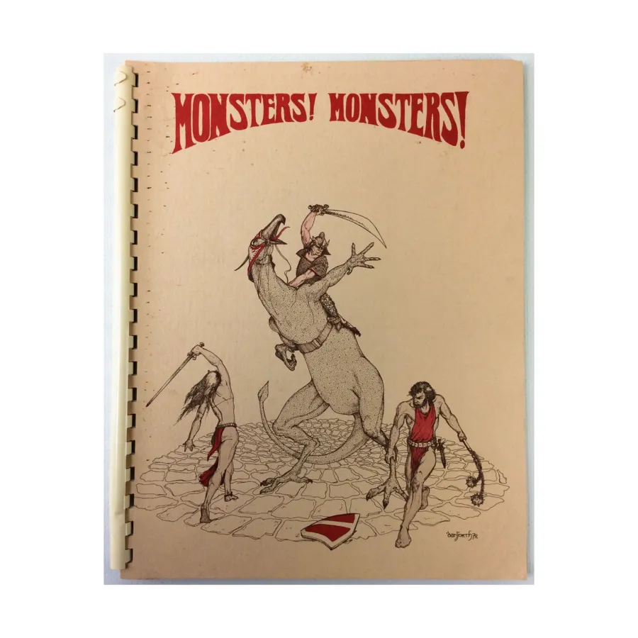 Monsters! Monsters! (2nd Edition, 3rd Printing), Fantasy Supplements (Flying Buffalo), мягкая обложка
Monsters! Monsters! (2nd Edition, 3rd Printing), Fantasy Supplements (Flying Buffalo), мягкая обложка
