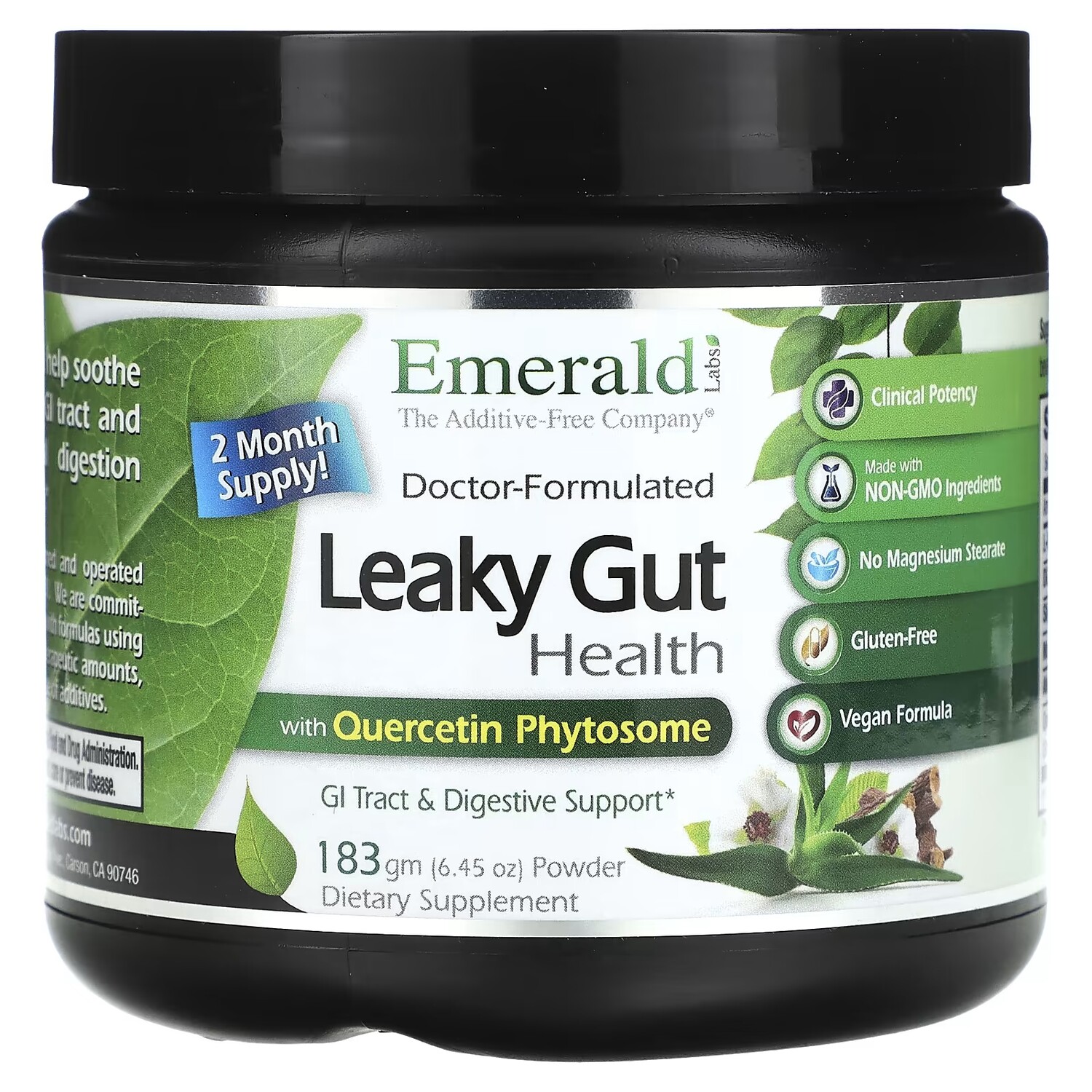 Добавка Emerald Laboratories Leaky Gut Health, 183 г
Добавка Emerald Laboratories Leaky Gut Health, 183 г