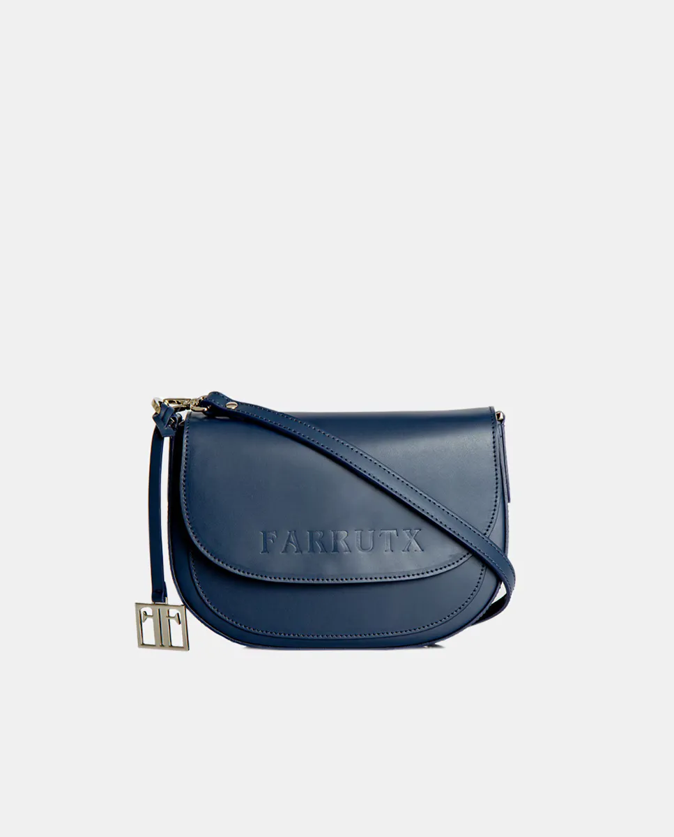 Сумка через плечо из накачанной кожи Farrutx, темно-синий
Сумка через плечо из накачанной кожи Farrutx, темно-синий