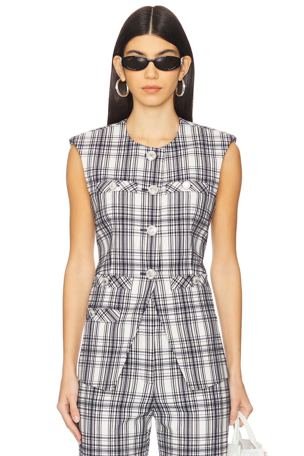 Тамара жилет Veronica Beard, синий
Тамара жилет Veronica Beard, синий