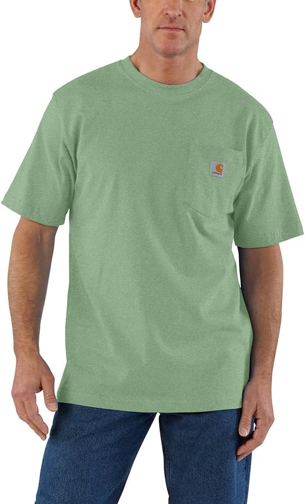 Carhartt мужская футболка с карманом, свободный крой, плотная ткань, короткий рукав, Loden Frost Heather
Carhartt мужская футболка с карманом, свободный крой, плотная ткань, короткий рукав, Loden Frost Heather