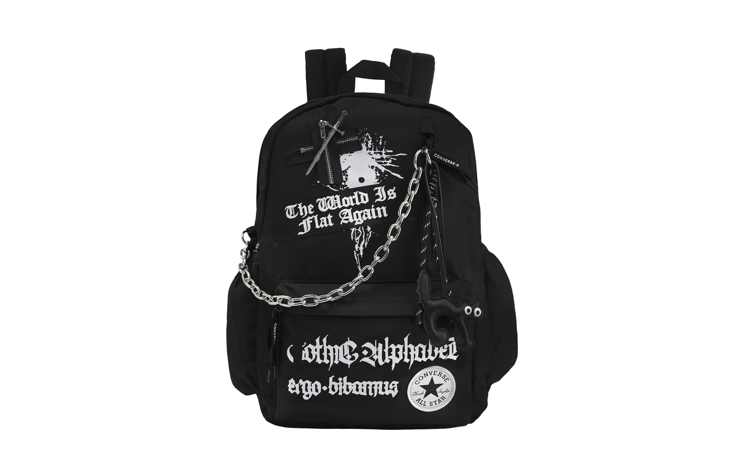 Converse Полиэстеровый готический рюкзак с цепями и ажурной спинкой средний унисекс черный, Black
Converse Полиэстеровый готический рюкзак с цепями и ажурной спинкой средний унисекс черный, Black