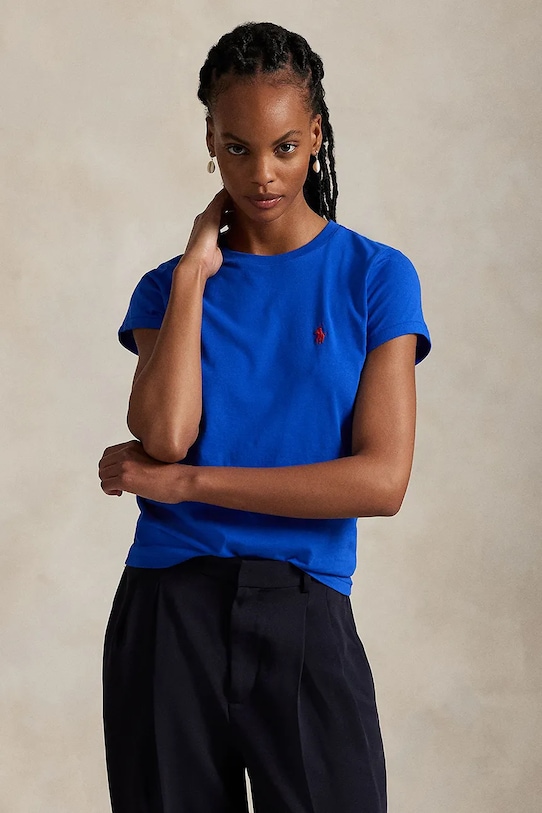 Хлопковая футболка Polo Ralph Lauren, синий
Хлопковая футболка Polo Ralph Lauren, синий