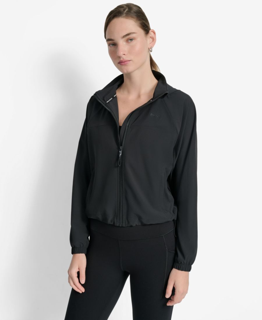 Женская куртка с капюшоном и эластичной вставкой с логотипом DKNY, Black
Женская куртка с капюшоном и эластичной вставкой с логотипом DKNY, Black