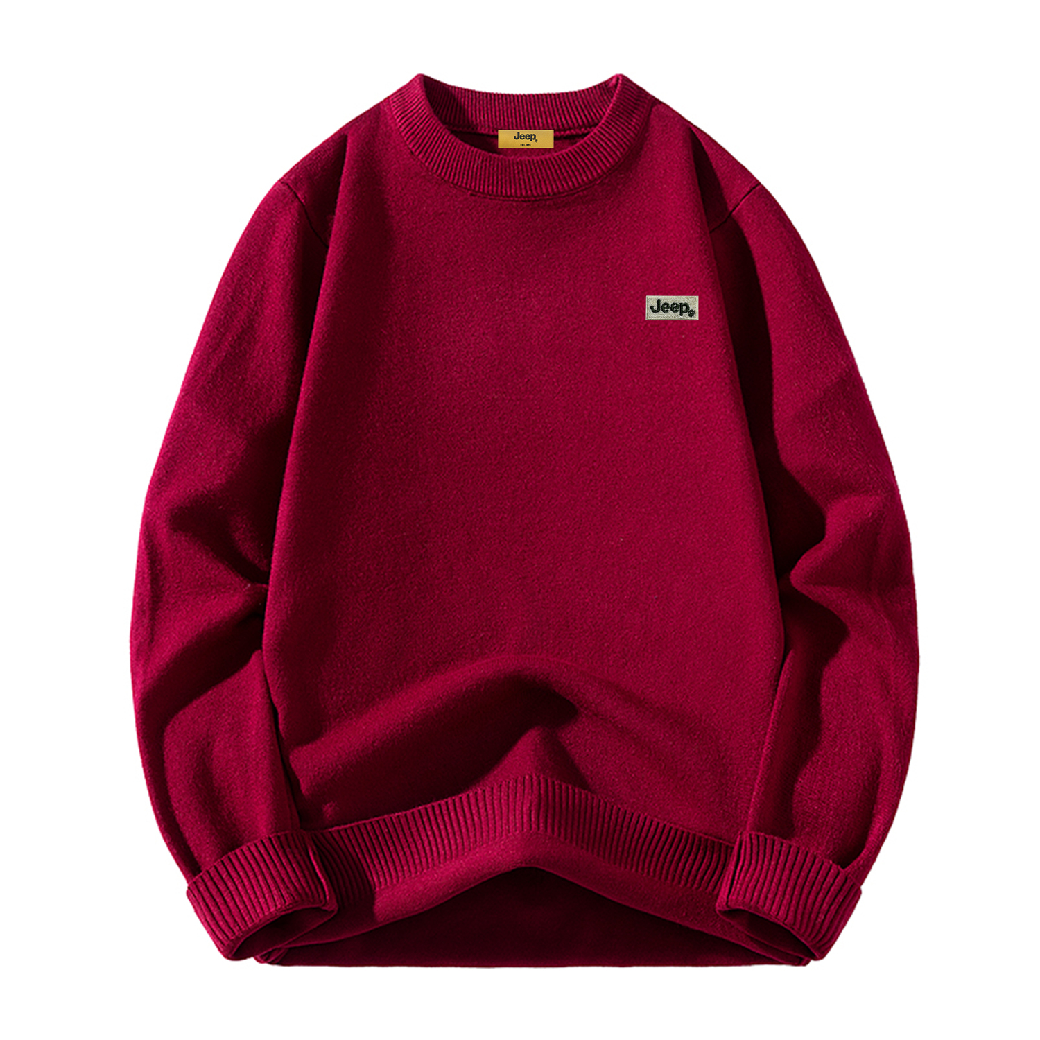 Толстый свитер Unisex с круглым вырезом и силуэтом А-силуэта Jeep, burgundy
Толстый свитер Unisex с круглым вырезом и силуэтом А-силуэта Jeep, burgundy
