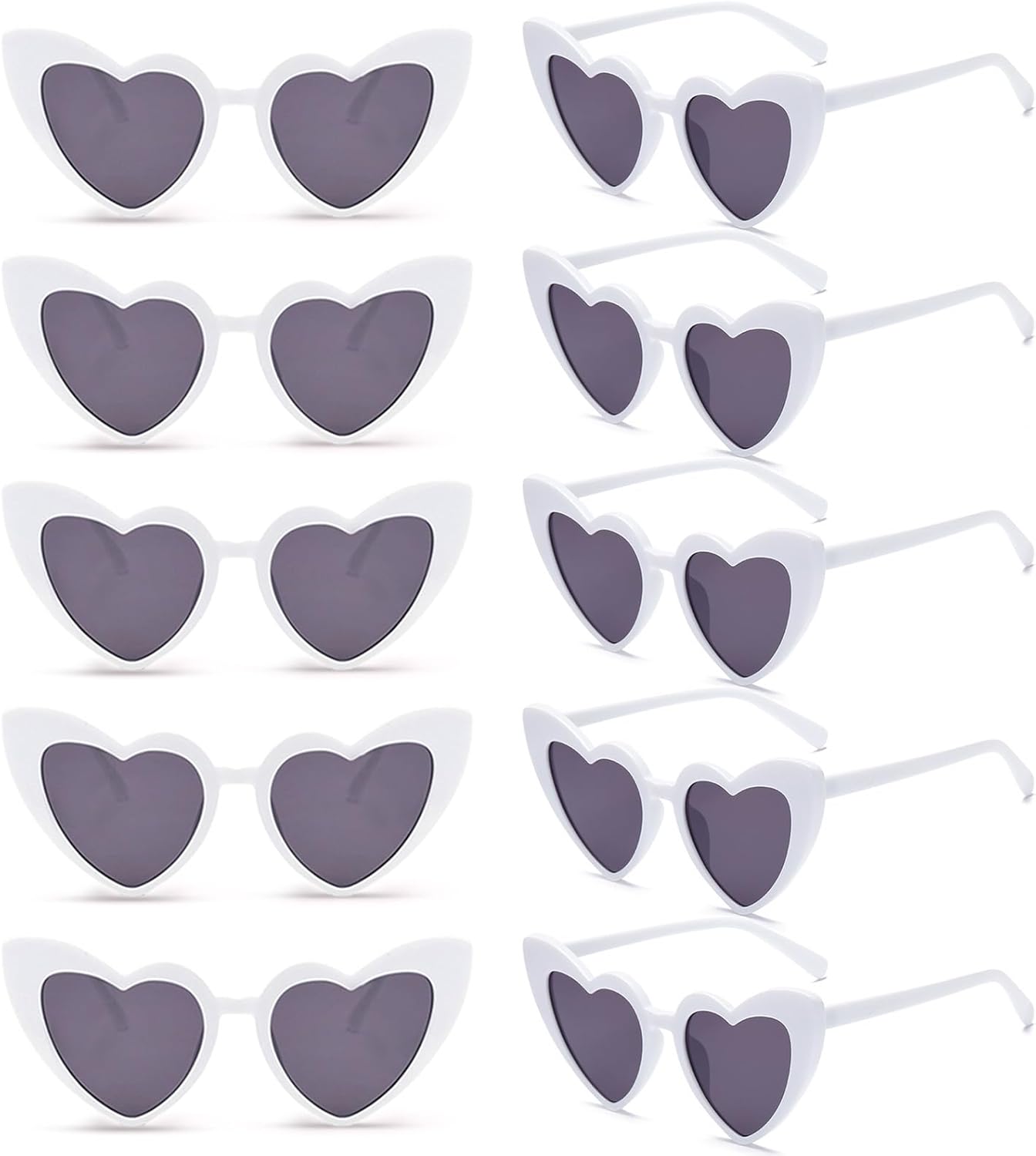 Набор из 10 солнцезащитных очков в форме сердца для женщин, «кошачий глаз», очки в форме сердца, сувениры для девичника, свадебные принадлежности, оптовая продажа очков Matcheck, White
Набор из 10 солнцезащитных очков в форме сердца для женщин, «кошачий глаз», очки в форме сердца, сувениры для девичника, свадебные принадлежности, оптовая продажа очков Matcheck, White