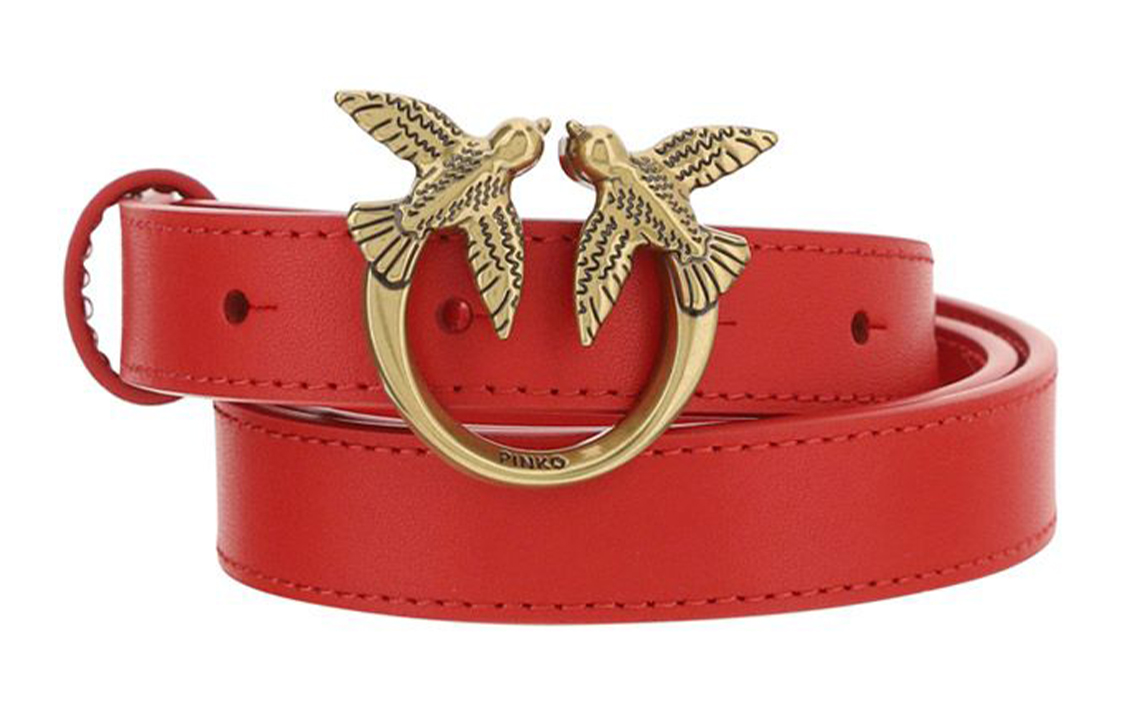 Pinko Женский кожаный ремень, красный
Pinko Женский кожаный ремень, красный
