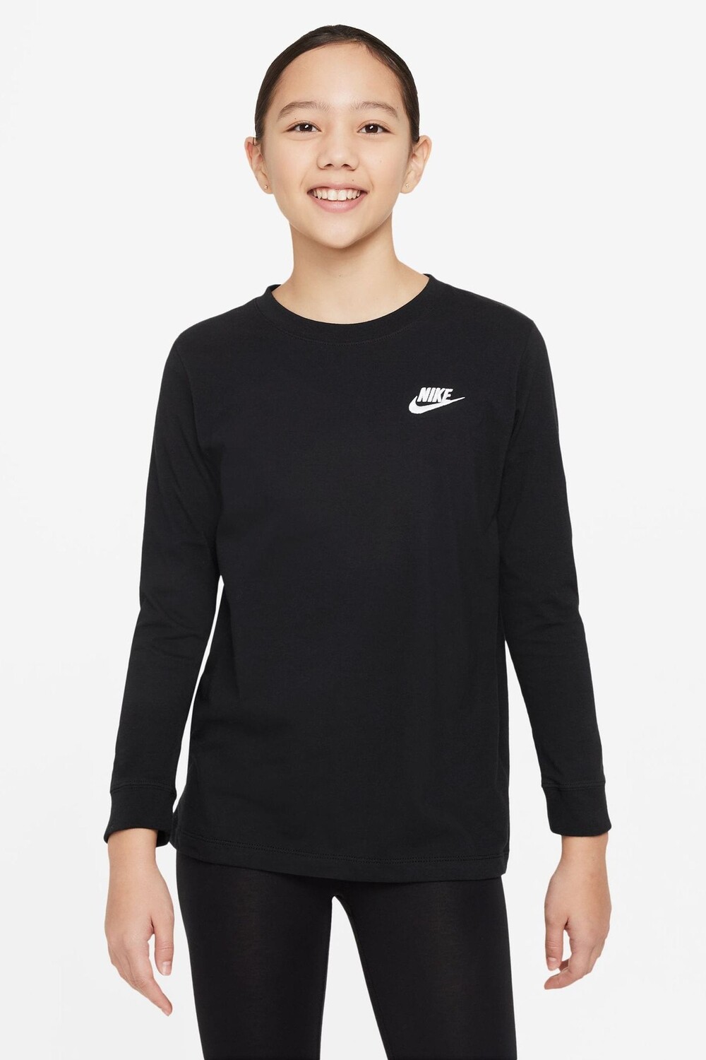 Спортивная футболка с длинным рукавом Nike, черный
Спортивная футболка с длинным рукавом Nike, черный