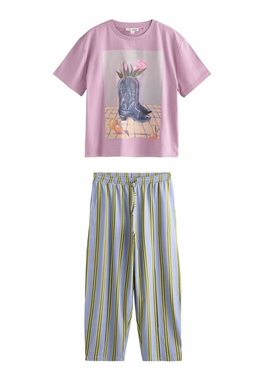 Пижамный комплект Next SET, Purple Stripe/Purple
Пижамный комплект Next SET, Purple Stripe/Purple