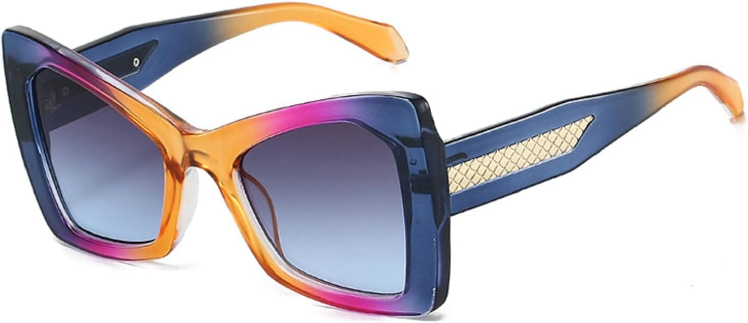 Модные квадратные женские солнцезащитные очки класса люкс в стиле ретро для мужчин, конфетные оттенки, защита от ультрафиолета UV400, модель 28029 Melrose, Blue Yellow
Модные квадратные женские солнцезащитные очки класса люкс в стиле ретро для мужчин, конфетные оттенки, защита от ультрафиолета UV400, модель 28029 Melrose, Blue Yellow