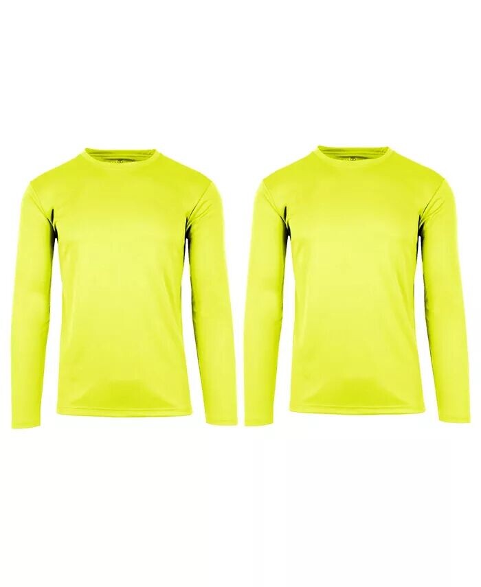Мужская влагоотводящая футболка с круглым вырезом и длинными рукавами — упаковка из 2 шт Galaxy By Harvic, зеленый
Мужская влагоотводящая футболка с круглым вырезом и длинными рукавами — упаковка из 2 шт Galaxy By Harvic, зеленый