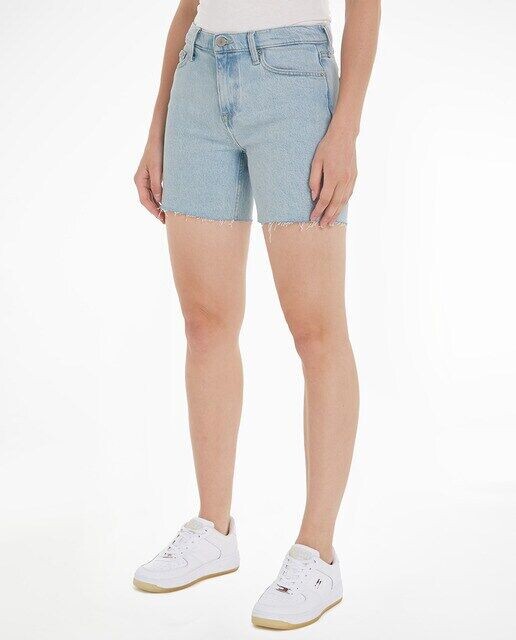 Женские джинсовые шорты средней посадки Tommy Jeans, светло-синий
Женские джинсовые шорты средней посадки Tommy Jeans, светло-синий