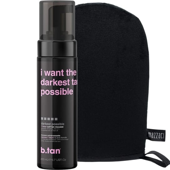 Возможных, Пена для автозагара, 200 мл + перчатка b.tan I Want The Darkest Tan
Возможных, Пена для автозагара, 200 мл + перчатка b.tan I Want The Darkest Tan