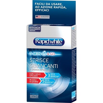 Набор Rapid White, 8 отбеливающих полосок, ускоритель (6 мл), зубная паста Express White (14 мл), вкус мяты
Набор Rapid White, 8 отбеливающих полосок, ускоритель (6 мл), зубная паста Express White (14 мл), вкус мяты