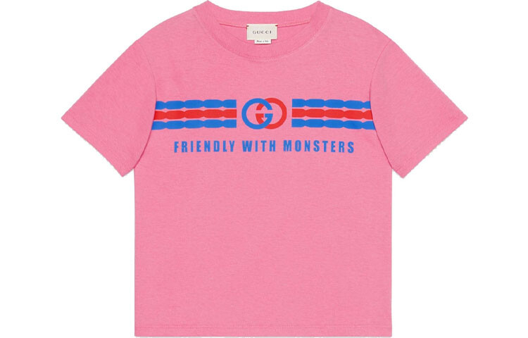 Футболка Gucci детская, розовый 
Футболка Gucci детская, розовый