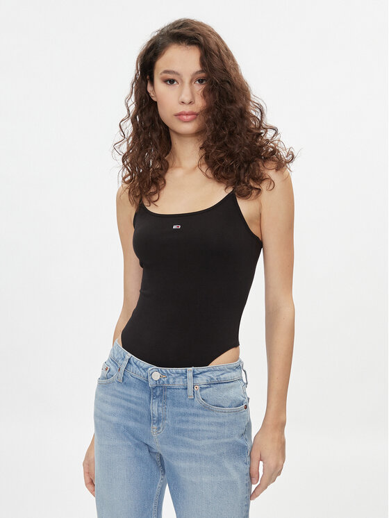 Боди slim fit Essential DW0DW17993 Tommy Jeans, черный
Боди slim fit Essential DW0DW17993 Tommy Jeans, черный