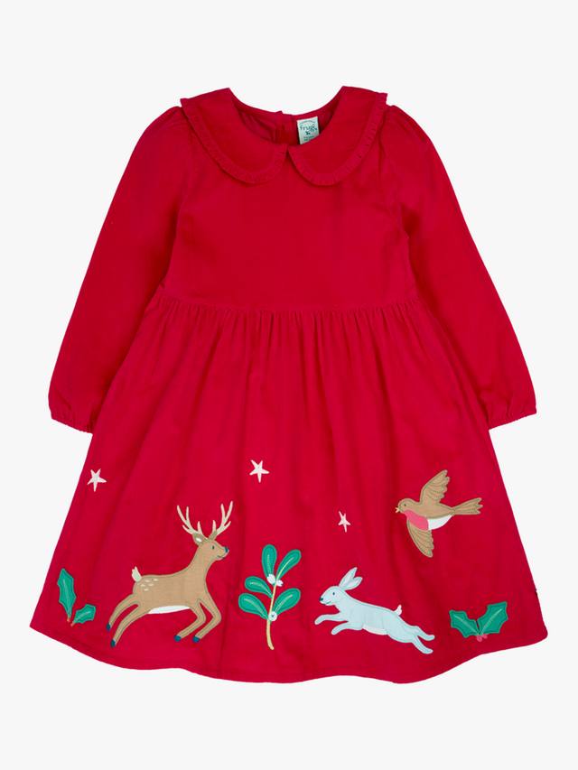 Детское платье из вельвета с вышивкой пионов Frugi, Berry Red/Robin
Детское платье из вельвета с вышивкой пионов Frugi, Berry Red/Robin