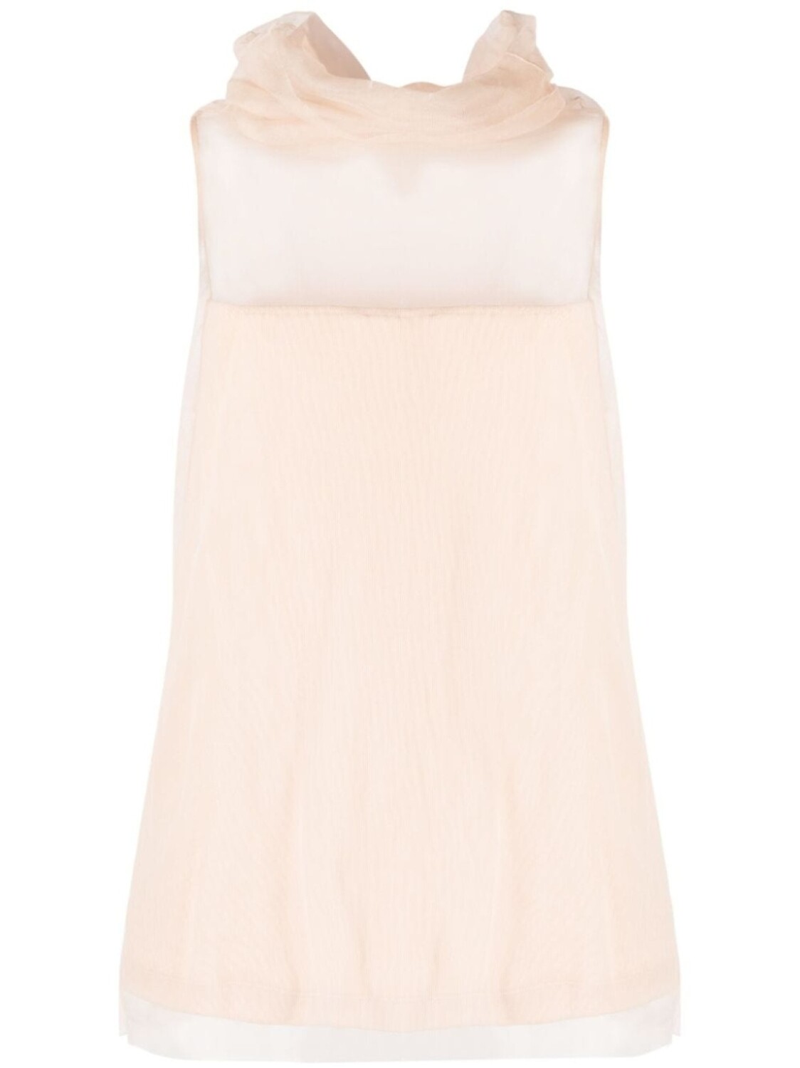 Fabiana Filippi полупрозрачный топ с высоким воротником, розовый
Fabiana Filippi полупрозрачный топ с высоким воротником, розовый