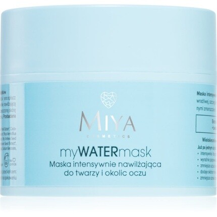 MIYA myWATERmask Интенсивно увлажняющая маска для лица и области вокруг глаз 50 мл
MIYA myWATERmask Интенсивно увлажняющая маска для лица и области вокруг глаз 50 мл