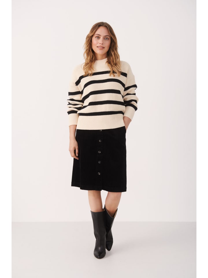 Вязаный свитер RetaPW свободного кроя в черную полоску PART TWO
Вязаный свитер RetaPW свободного кроя в черную полоску PART TWO