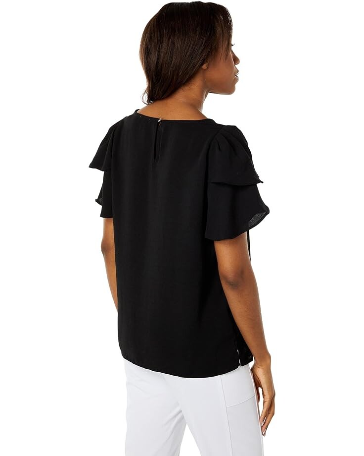 Блуза Vince Camuto Short Sleeve Tiered Sleeve Crinkle Gauze Blouse, цвет Rich Black
Блуза Vince Camuto Short Sleeve Tiered Sleeve Crinkle Gauze Blouse, цвет Rich Black