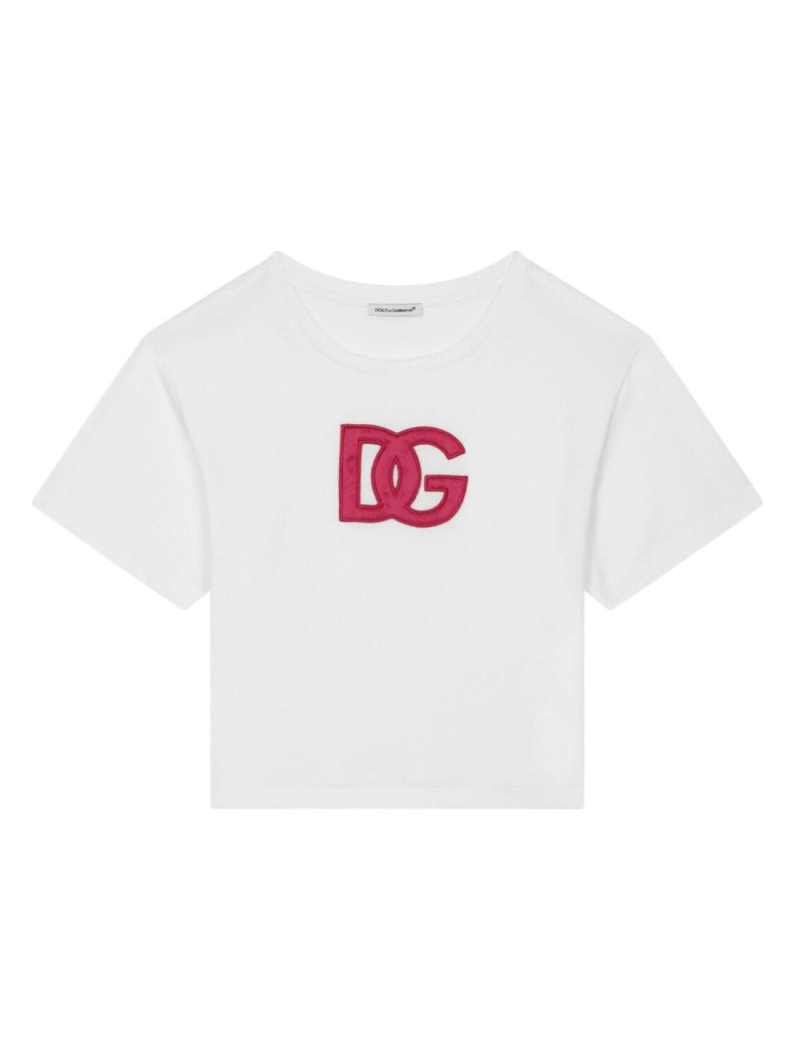 Dolce & Gabbana Kids футболка с нашивкой-логотипом, белый
Dolce & Gabbana Kids футболка с нашивкой-логотипом, белый