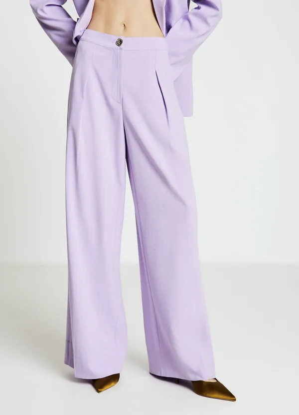 Длинные однотонные брюки Calliope, Lilla
Длинные однотонные брюки Calliope, Lilla