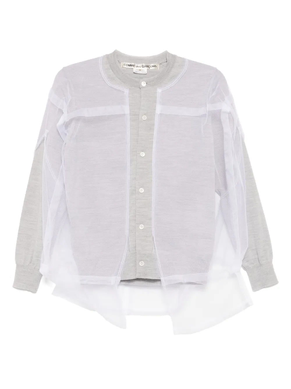 Многослойный кардиган из шерсти COMME DES GARCONS, серый
Многослойный кардиган из шерсти COMME DES GARCONS, серый