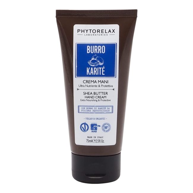 Крем для рук с маслом ши Фиторелакс Phytorelax Laboratories, 75 мл 
Крем для рук с маслом ши Фиторелакс Phytorelax Laboratories, 75 мл