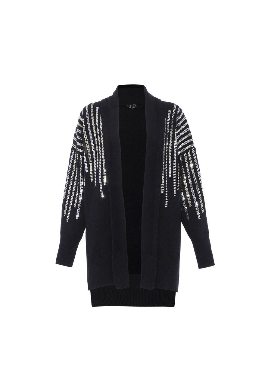 Вязаный кардиган faina, черный
Вязаный кардиган faina, черный